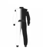 Black-and-White-Kart-Racing-Suit-Back-View