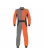 Orange-Grey-Black-Kart-Racing-Suit-Back-View