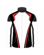 Team-Jacket-Windbreaker-Softshell-Jacket-Black-Red-White-Front-View