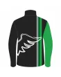 Team-Jacket-Windbreaker-Softshell-Jacket-Black-White-Wings-Back-View