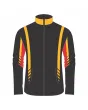 Team-Jacket-Windbreaker-Softshell-Jacket-Black-Yellow-Red-Front-View