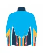 Team-Jacket-Windbreaker-Softshell-Jacket-Blue-Flame-Back-View