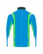 Team-Jacket-Windbreaker-Softshell-Jacket-Blue-Green-White-Front-View