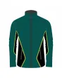 Team-Jacket-Windbreaker-Softshell-Jacket-Green-Black-Front-View