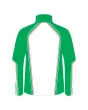 Team-Jacket-Windbreaker-Softshell-Jacket-Green-White-Back-View