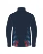 Team-Jacket-Windbreaker-Softshell-Jacket-Navy-Doted-Back-View