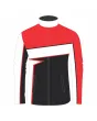 Team-Jacket-Windbreaker-Softshell-Jacket-Red-White-Black-Front-View