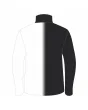Team-Jacket-Windbreaker-Softshell-Jacket-White-Black-Back-View