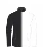 Team-Jacket-Windbreaker-Softshell-Jacket-White-Black-Front-View