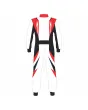 White-Red-Black-Kart-Racing-Suit-Back-View