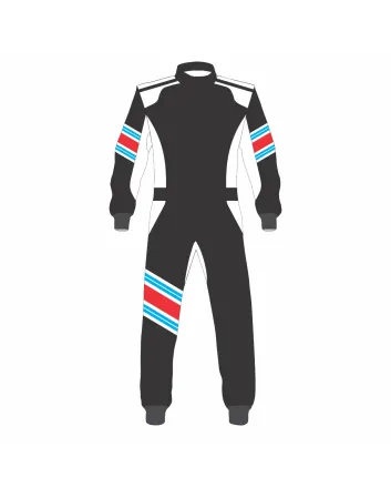 Black White Kart Racing Suit – 01 1065 Edition