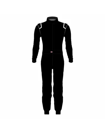 Black Professional Kart Racing Suit