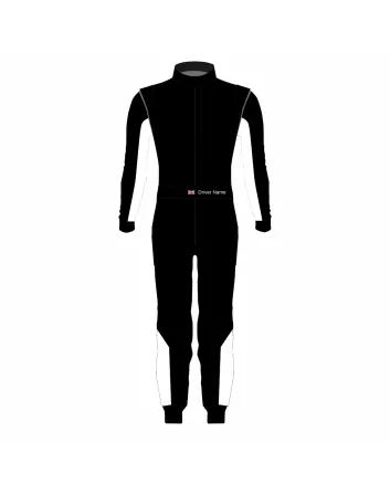 Black White Kart Racing Suit – Apex Edition