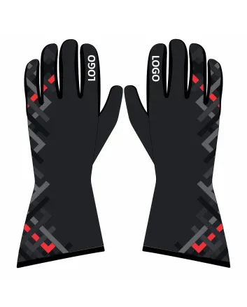 Kart-Racing-Gloves-Black-Front-View