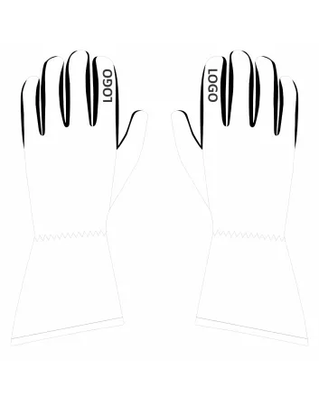 Kart-Racing-Gloves-White-Front-View