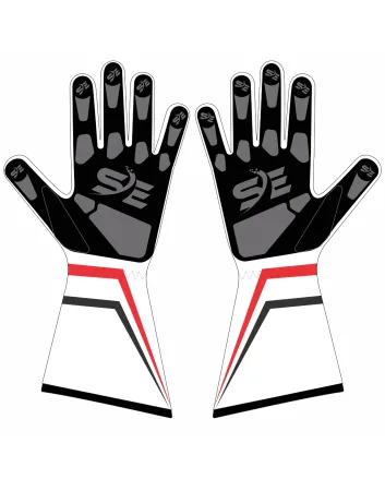 Kart-Racing-Gloves-White-Red-Front-View