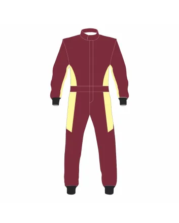 Maroon Careem Kart Racing Suit