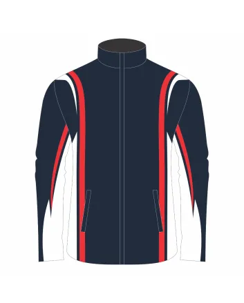 Navy Red White Team Jacket Combo