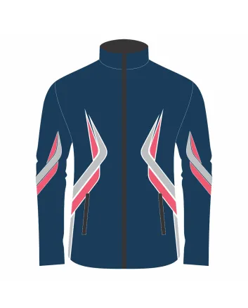 Blue Pink Racing Team Jacket