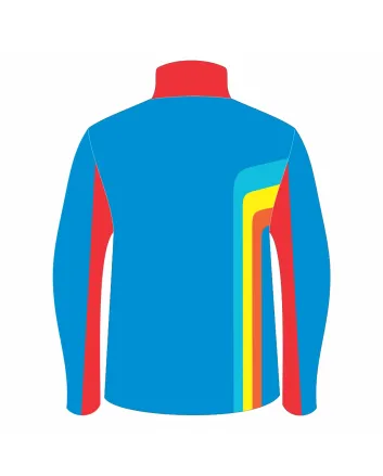 Royal Blue Red Racing Team Jacket