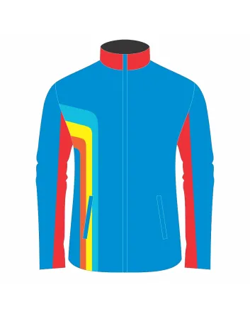 Royal Blue Red Racing Team Jacket