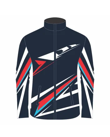 Navy Red White Racing Team Jacket