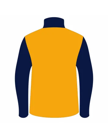 Navy Blue Red Orange Racing Team Jacket