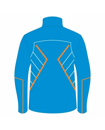 Royal Blue White Orange Racing Jacket