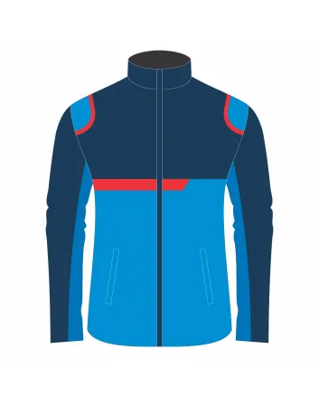 Navy & Royal Blue Racing Jacket