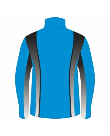 Royal Blue Silver Custom Racing Jacket