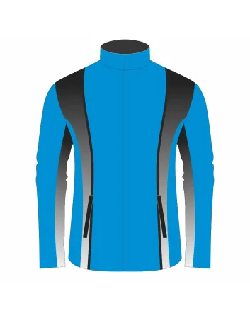 Royal Blue Silver Custom Racing Jacket