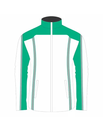 White Green Racing Team Jacket