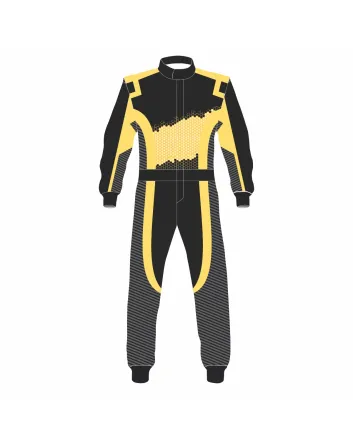 Yellow-Honey Kart Racing Suit