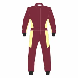 Maroon Careem Kart Racing Suit | Sawan Racing